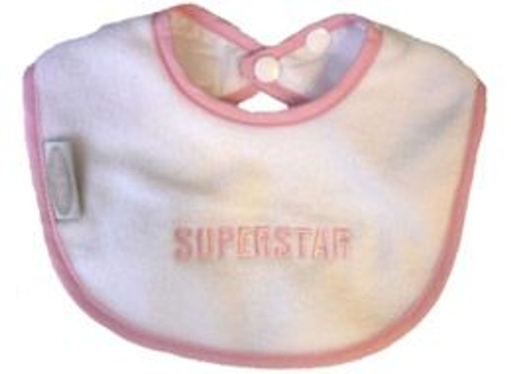 Silly Billyz Superstar Bling Bib (White/Pink) by Silly Billyz - ISBN: 9421018217371