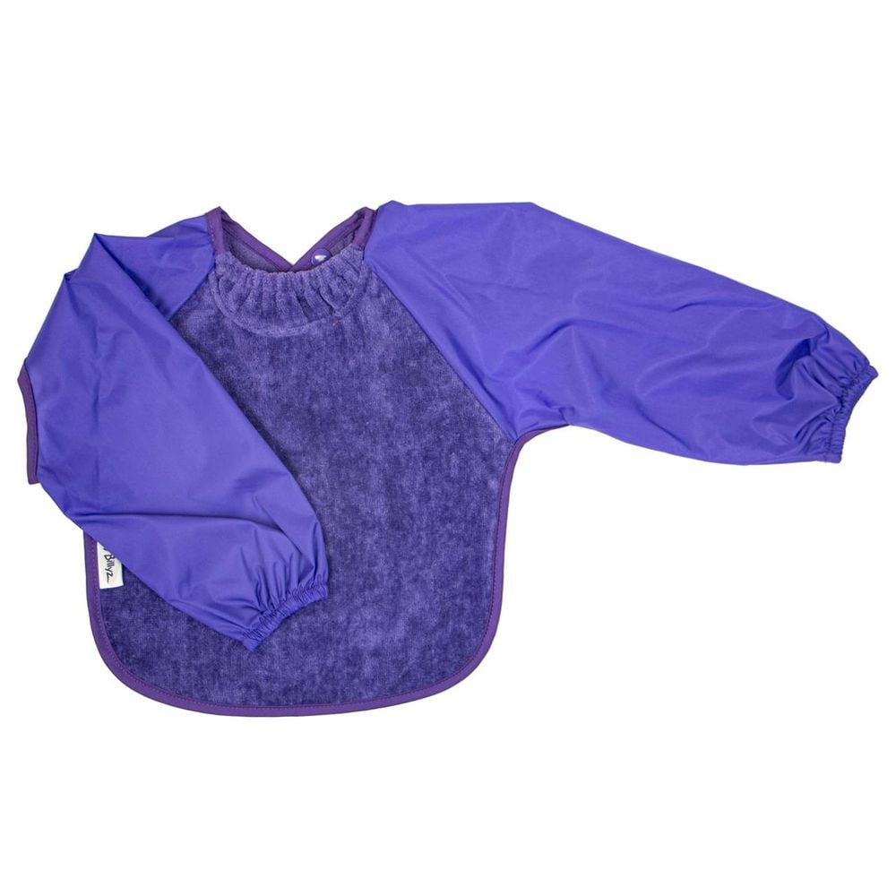 Silly Billyz Towel Long Sleeve Bib (Purple) by Silly Billyz - ISBN: 9421018217630