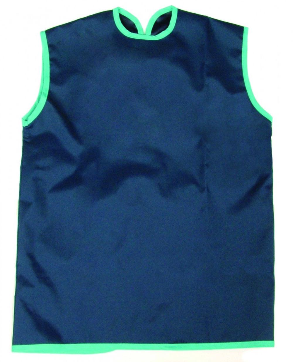 Silly Billyz Waterproof No Sleeves Painting Apron for Under 2 Year Olds (Navy), 9421018217838