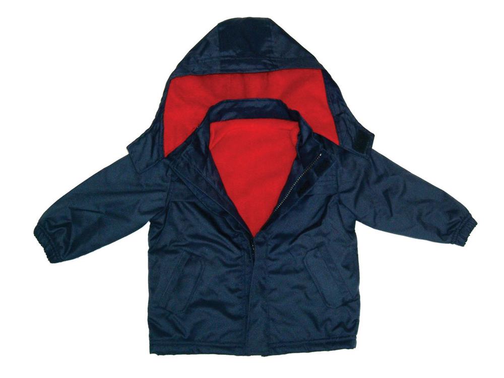 Large Waterproof Jacket - Red/Navy, 9421018218187