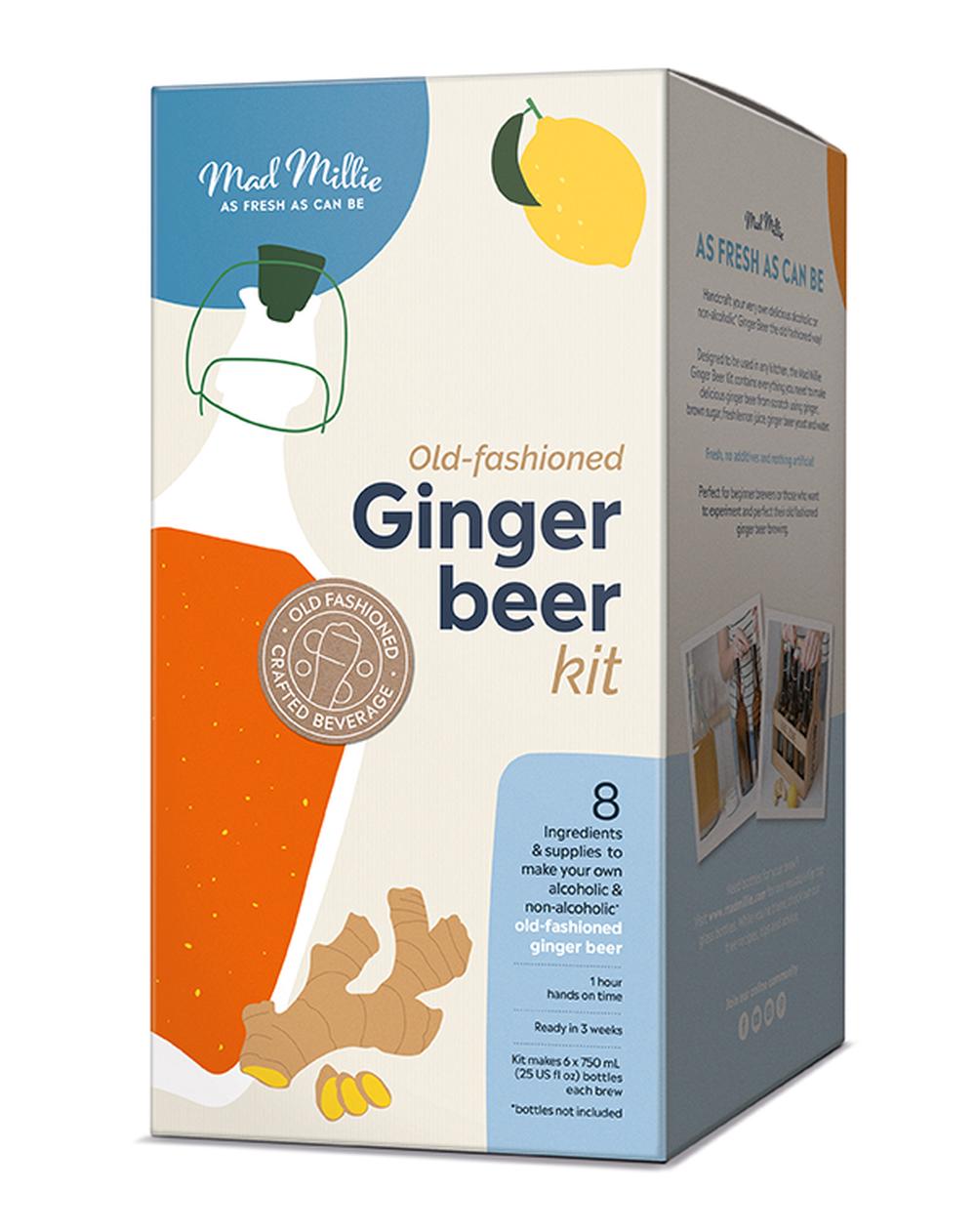 Mad Millie OldFashioned Ginger Beer Home Brewing Starter Kit Buy online at The Nile