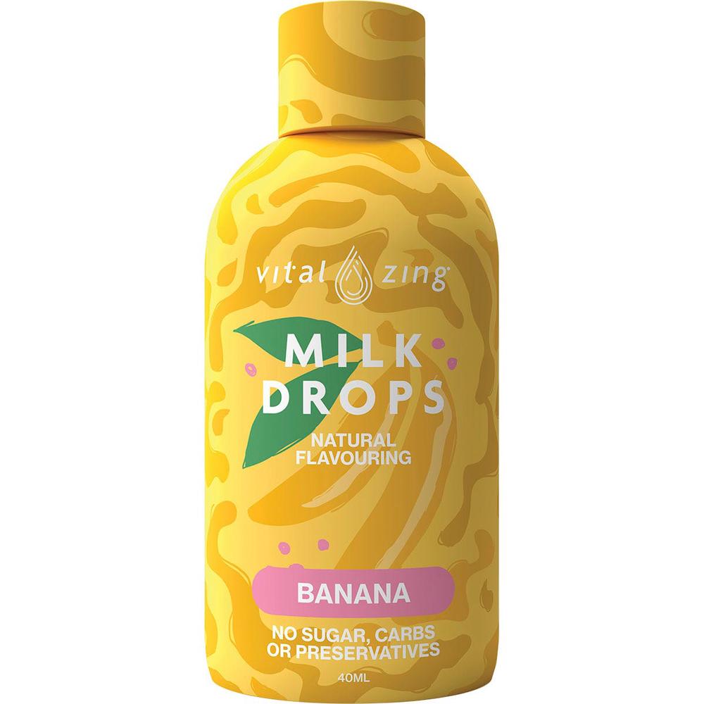 Vital Zing Milk Drops Banana - 40mL, 9421903501448