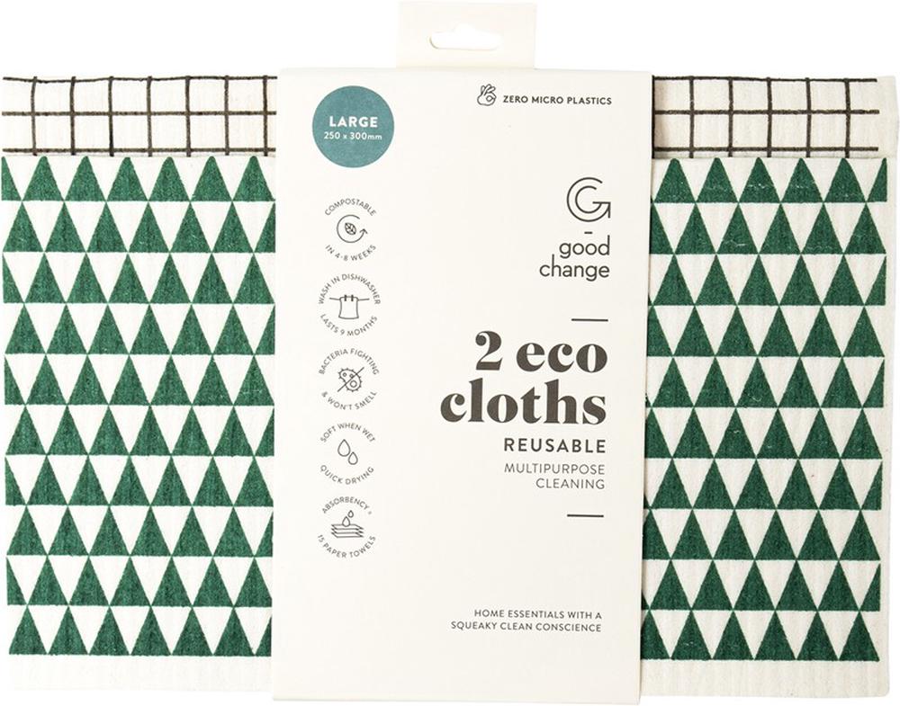 Eco Cloth, 2 Pack - Large, 9421905637046