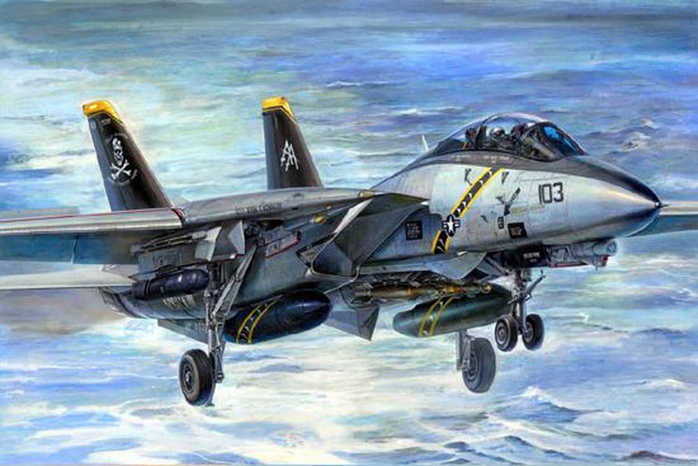 F-14B Tomcat Plastic Model Kit, 1/32 Scale, 9580208032023
