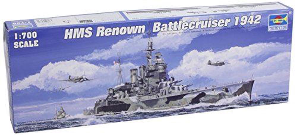 Trumpeter 1/700 HMS Renown British Battle Cruiser 1942 Model Kit | Buy ...