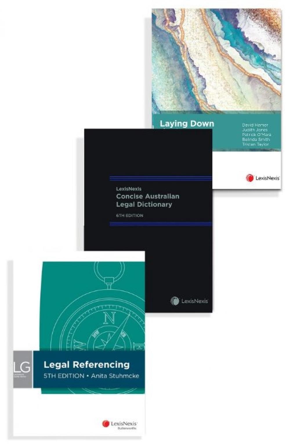 Laying Down the Law, 12th edition, LexisNexis Concise Australian Legal Dictionary, 6th edition and LexisNexis Guide: Legal Referencing, 5th edition (Bundle), 9780001549753
