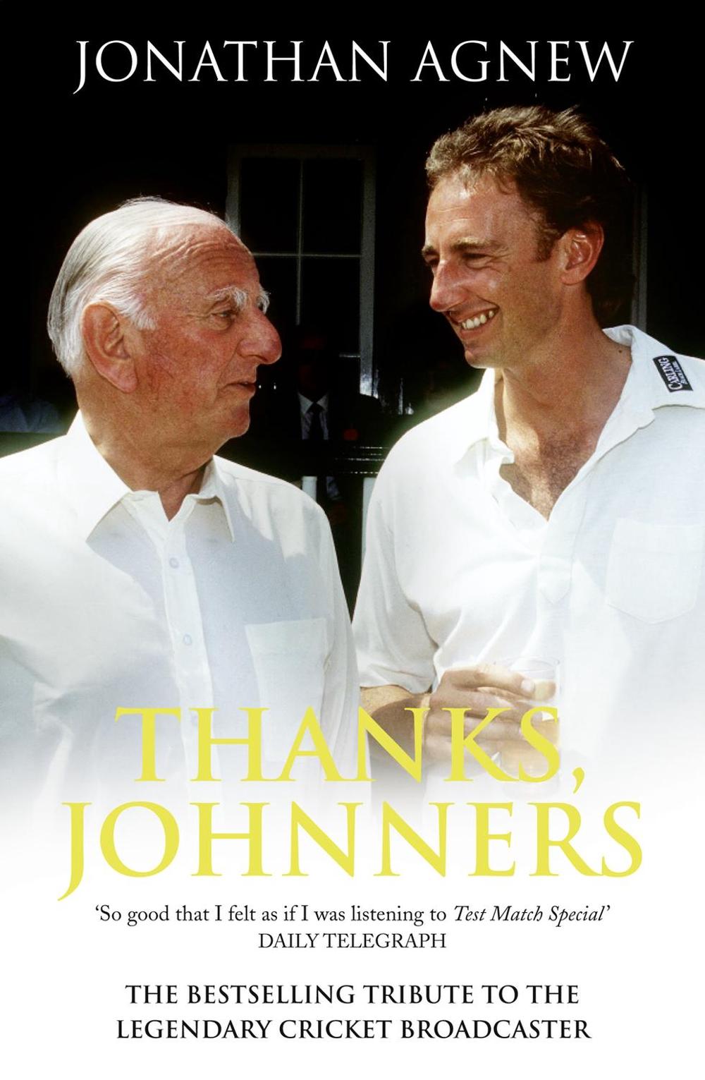 Thanks, Johnners, 9780007343096
