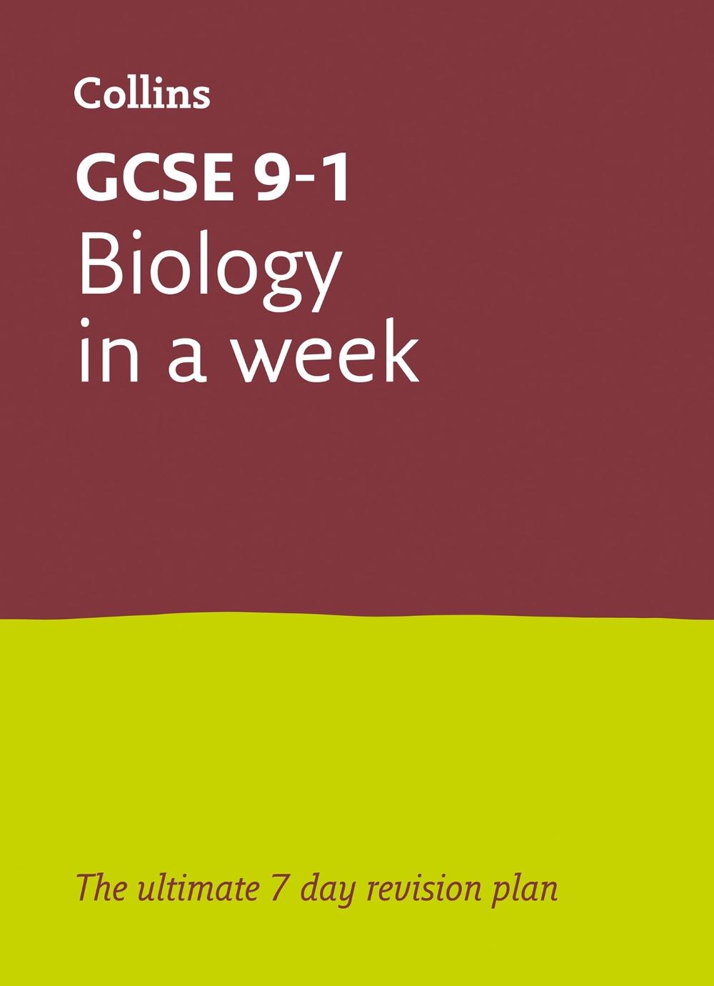 GCSE 9-1 Biology In A Week, 9780008276041