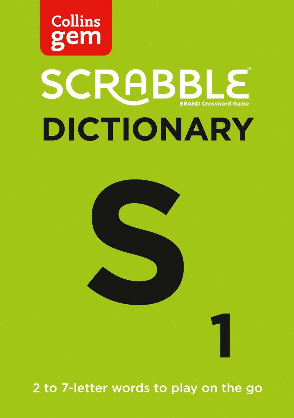 Scrabble (tm) Dictionary Gem Edition by Collins Dictionaries, Paperback