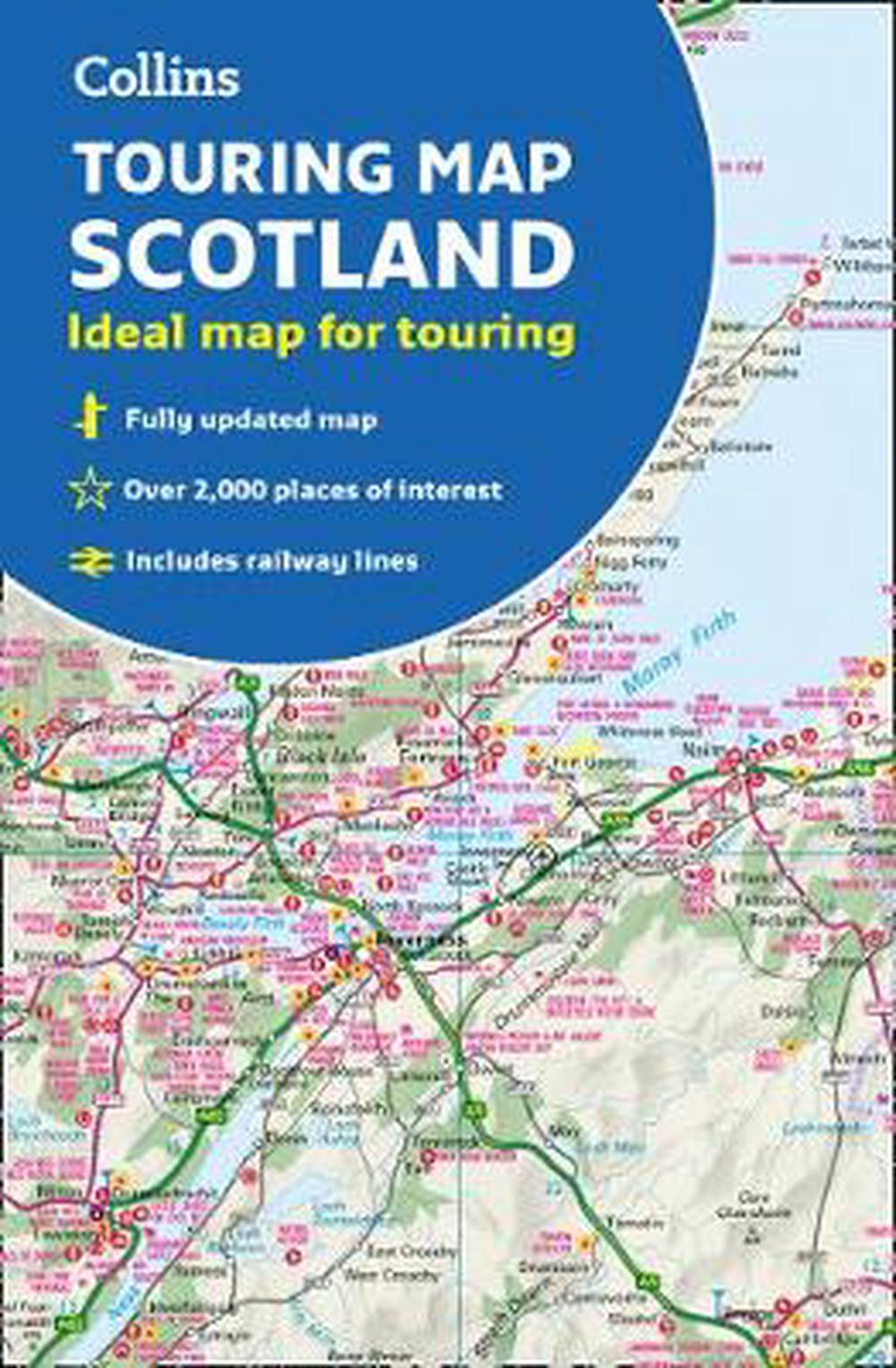 Scotland Touring Map by Collins Maps, 9780008320379 Buy online at The