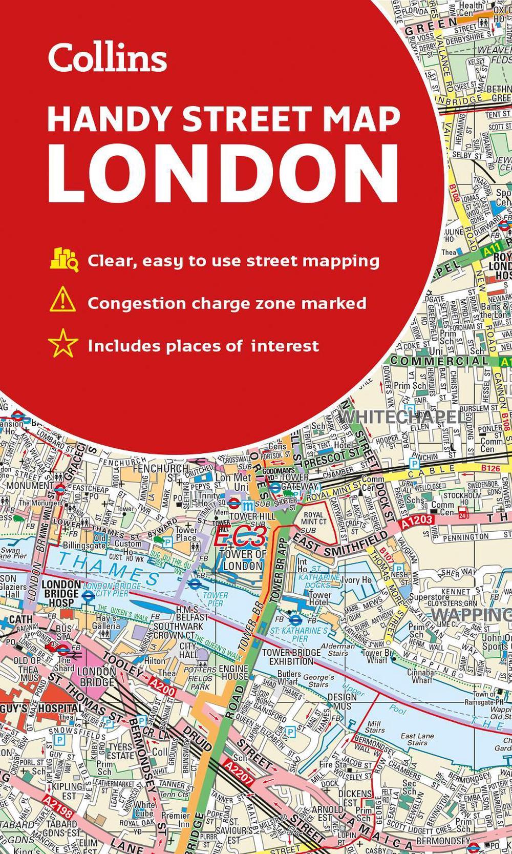Collins London Handy Street Map, 9780008320584