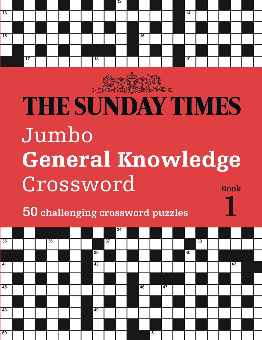 The Sunday Times Jumbo General Knowledge Crossword Book 1, 9780008343897