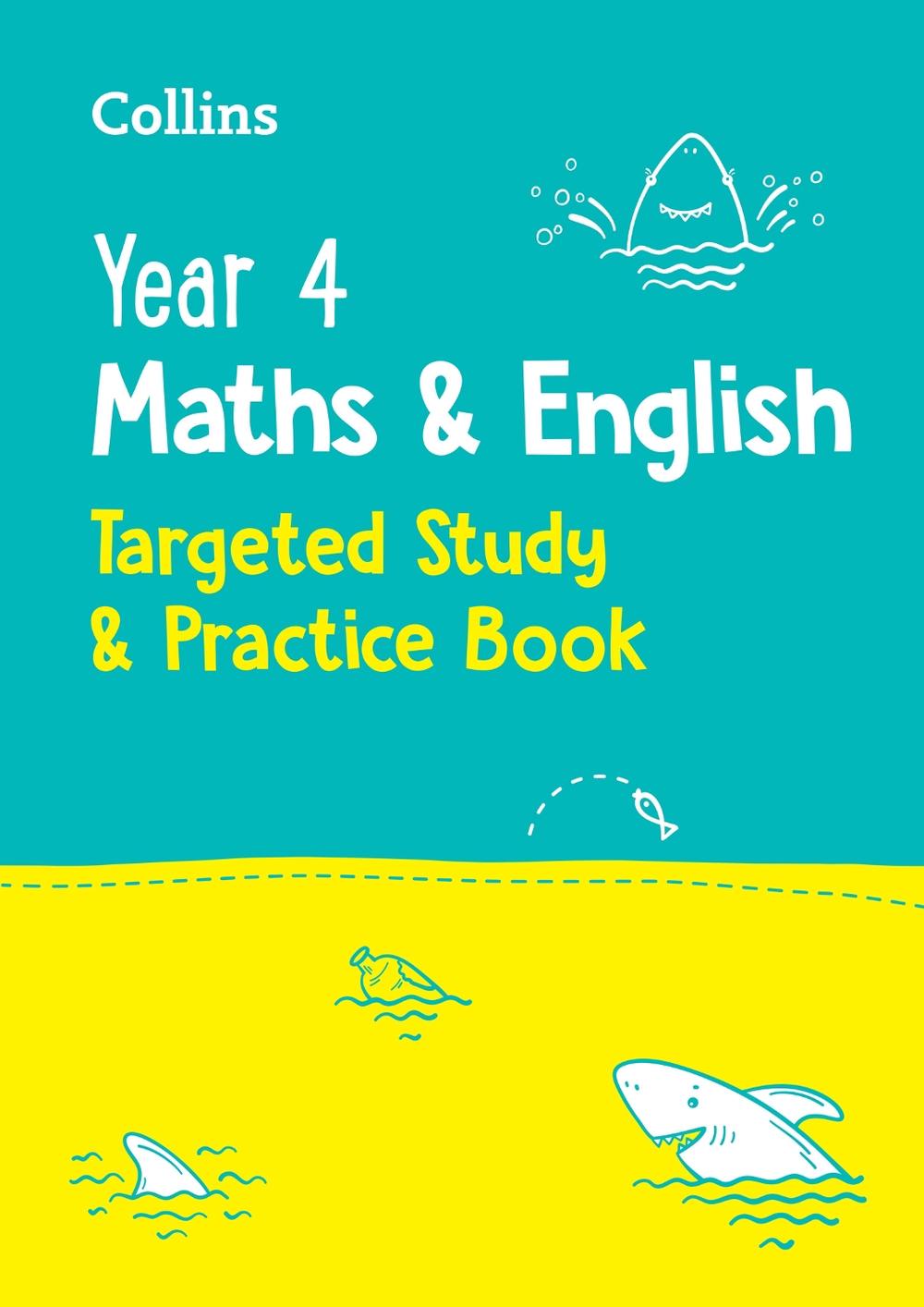 Year 4 Maths and English KS2 Targeted Study & Practice Book by Collins KS2 - ISBN: 9780008398804