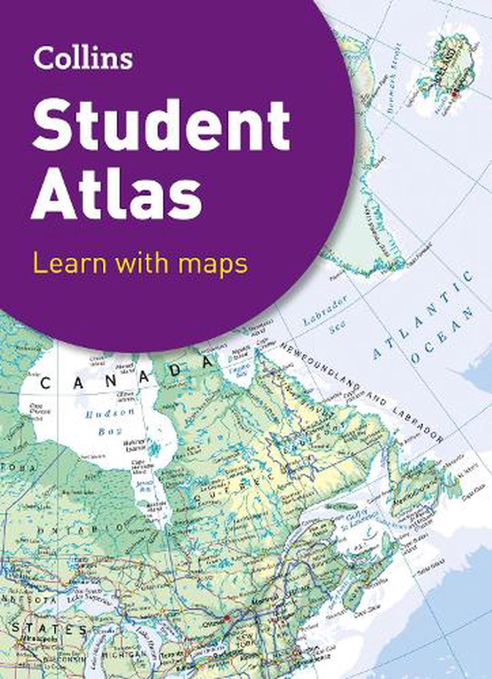 Collins Student Atlas by Collins Maps, Paperback, 9780008430238 | Buy ...