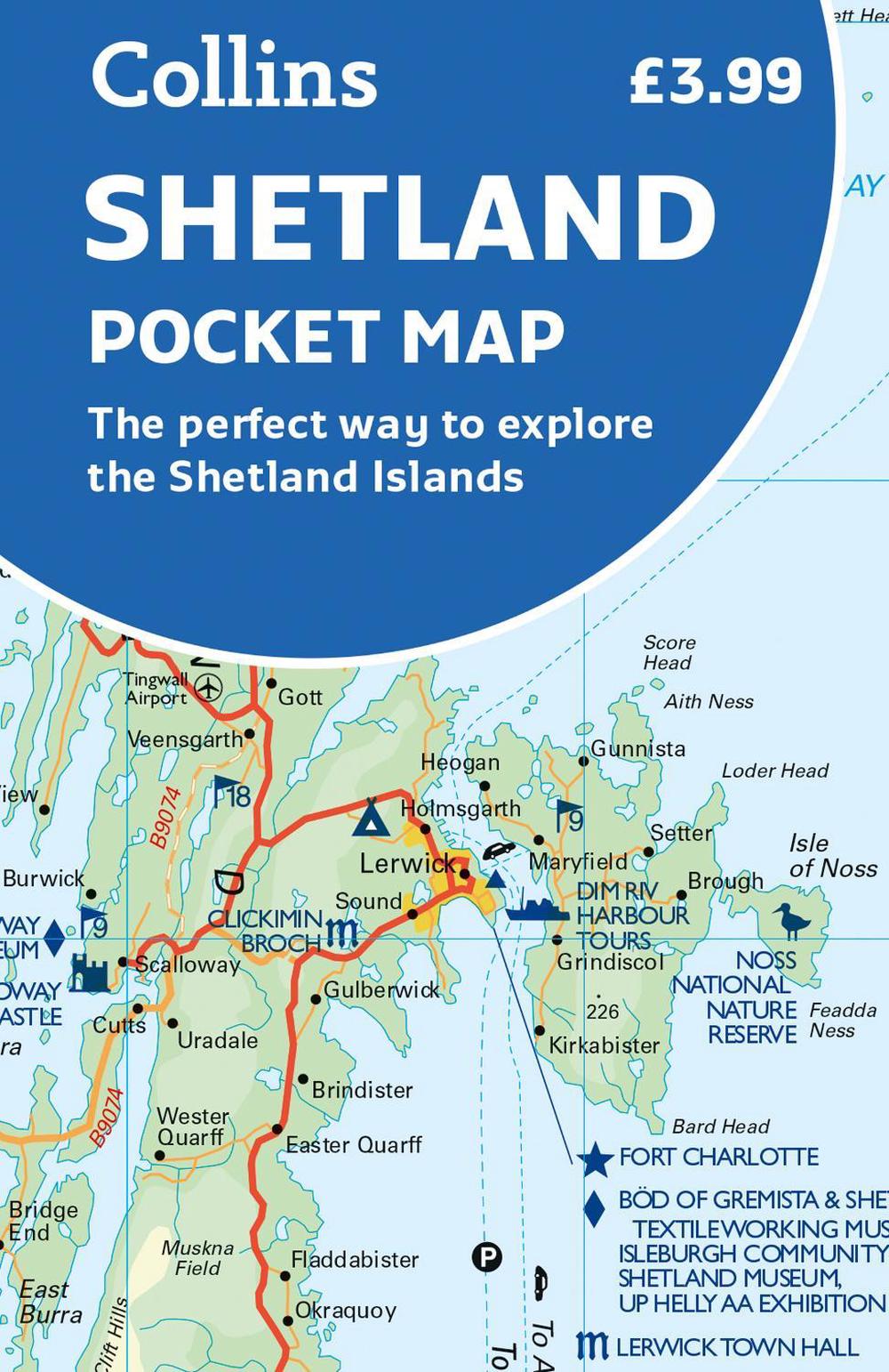 Shetland Pocket Map, 9780008520649
