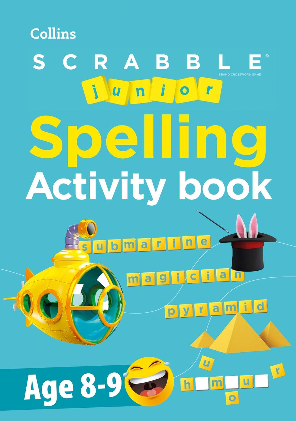 SCRABBLE™ Junior Spelling Activity Book Age 8-9, 9780008526214