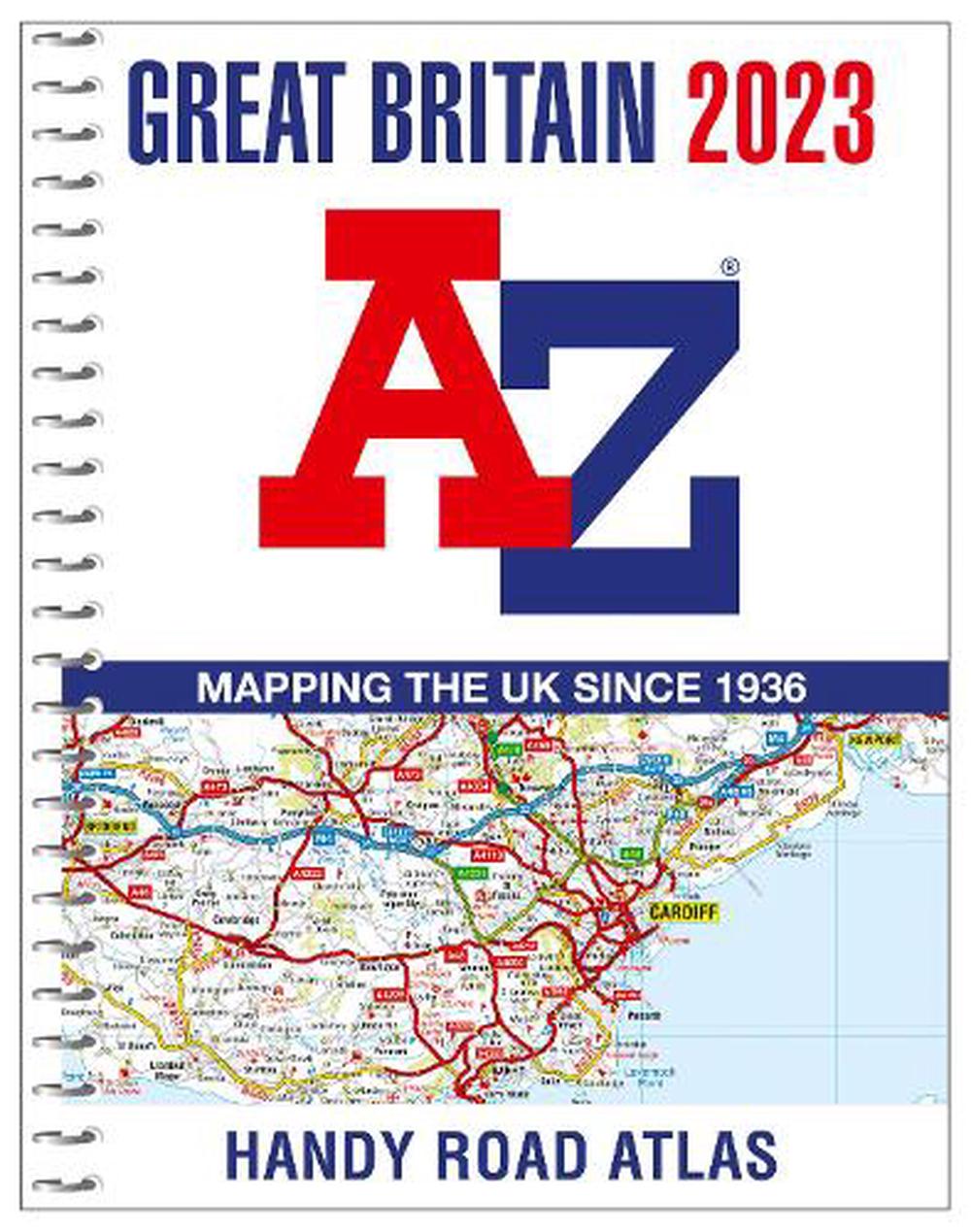 Great Britain Az Handy Road Atlas 2023 (a5 Spiral) by Az Maps, Spiral