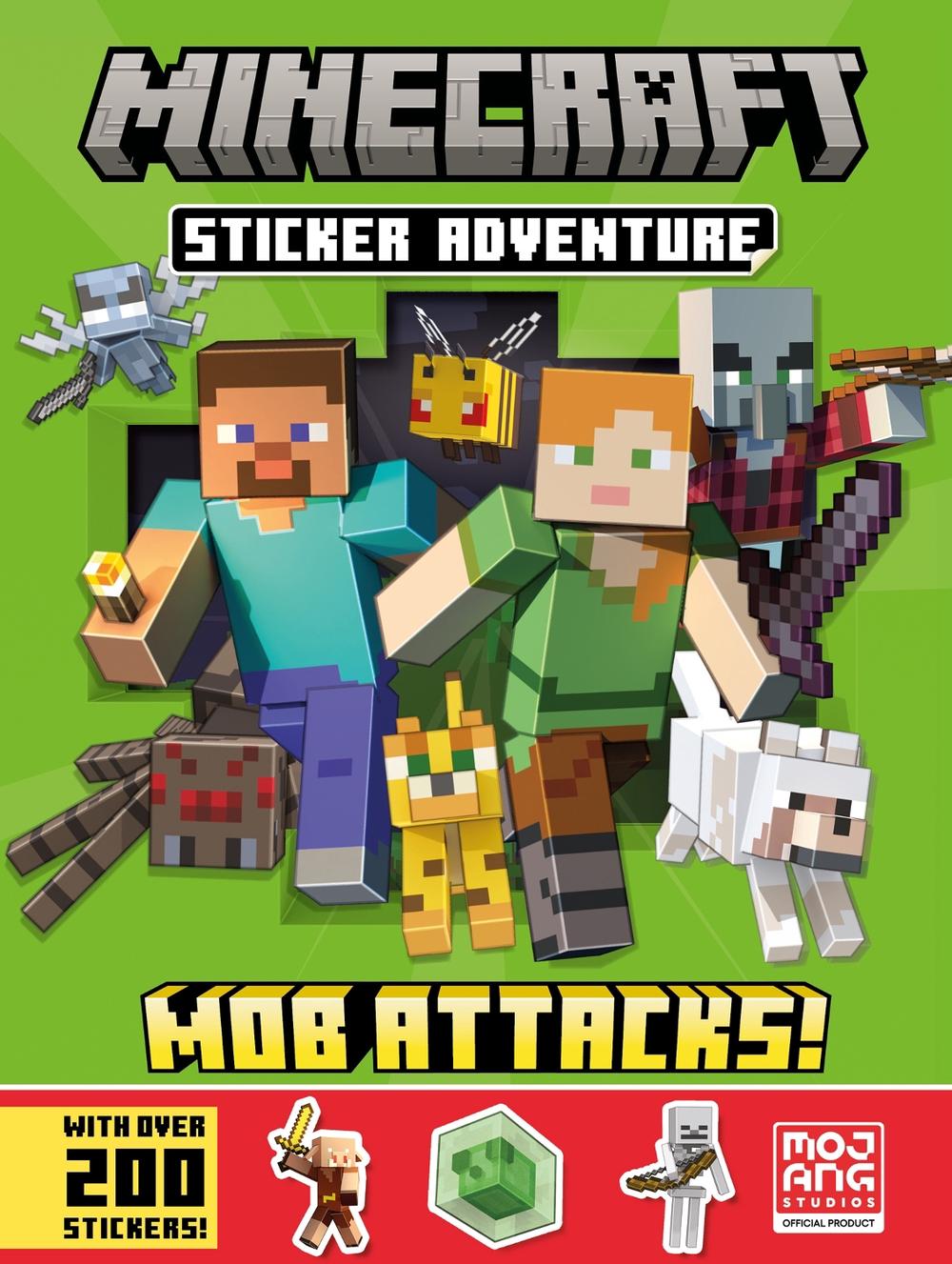 Minecraft Sticker Adventure: Mob Attacks! by Mojang AB - ISBN: 9780008533953