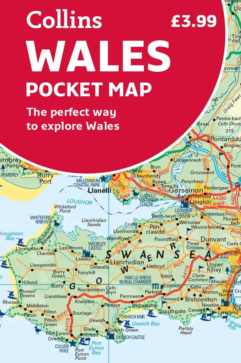 Wales Pocket Map by Collins Maps - ISBN: 9780008580025