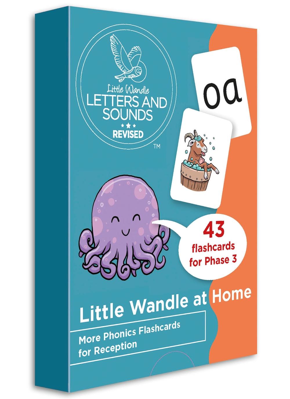 Little Wandle at Home More Phonics Flashcards for Reception, 9780008587543