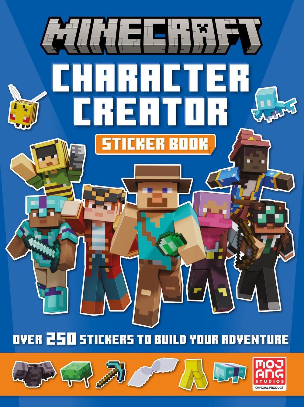 Minecraft Character Creator Sticker Book, 9780008615529