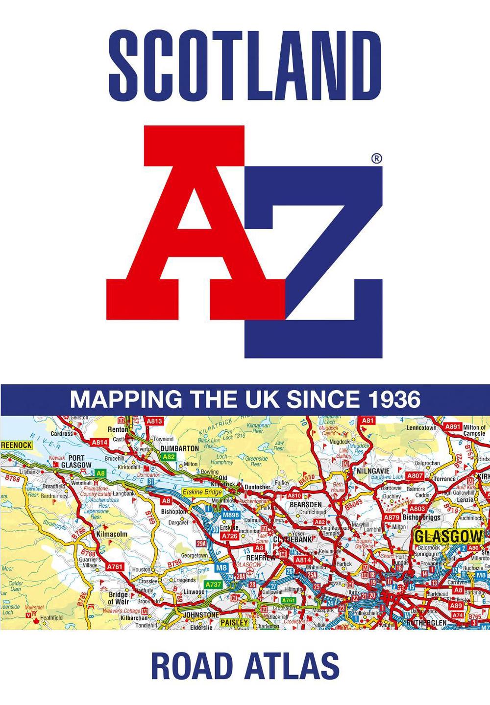 Scotland A-Z Road Atlas, 9780008652845