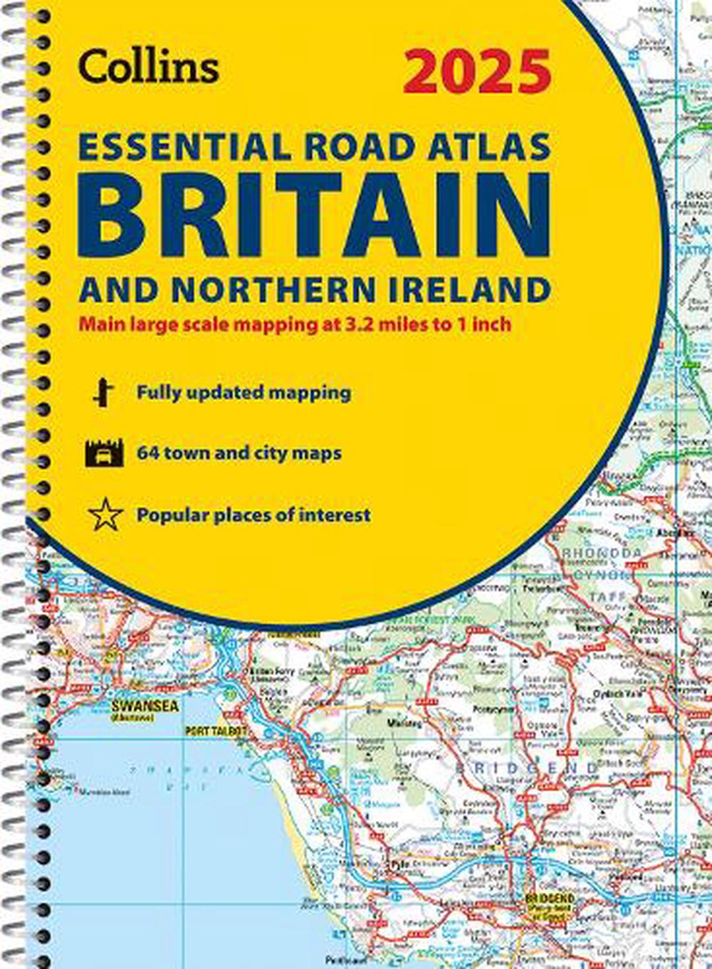 2025 Collins Essential Road Atlas Britain and Northern Ireland by ...