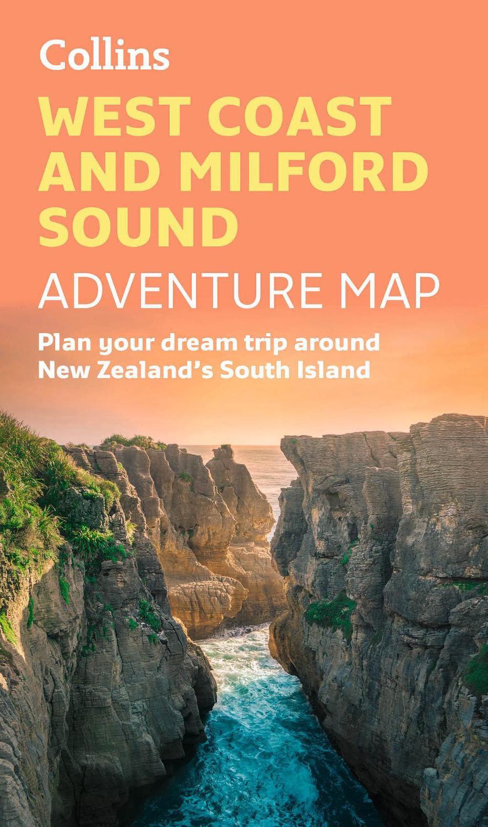 West Coast and Milford Sound Adventure Map, 9780008652975