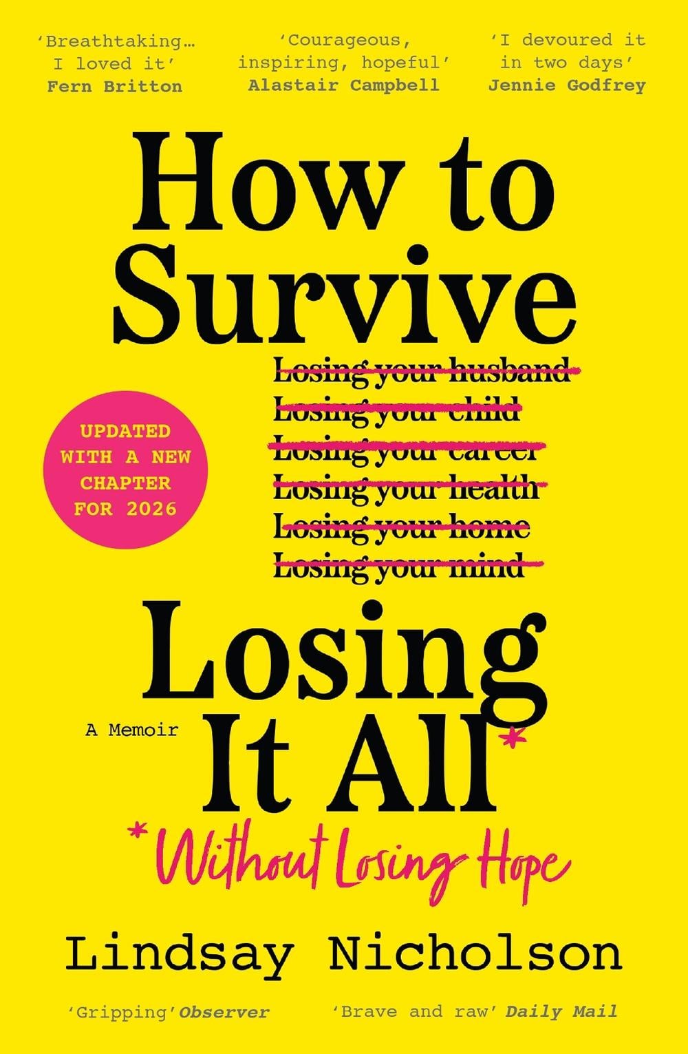 How to Survive Losing It All* by Lindsay Nicholson - ISBN: 9780008685300