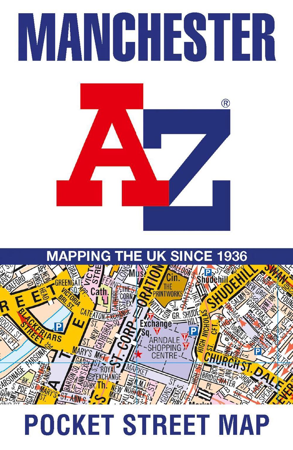 Manchester A-Z Pocket Street Map, 9780008725464