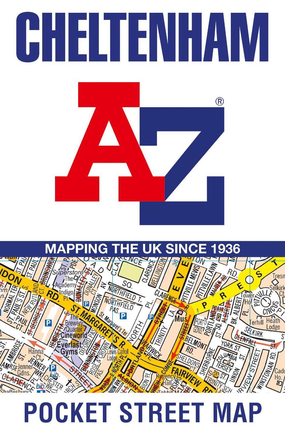 Cheltenham A-Z Pocket Street Map, 9780008725495