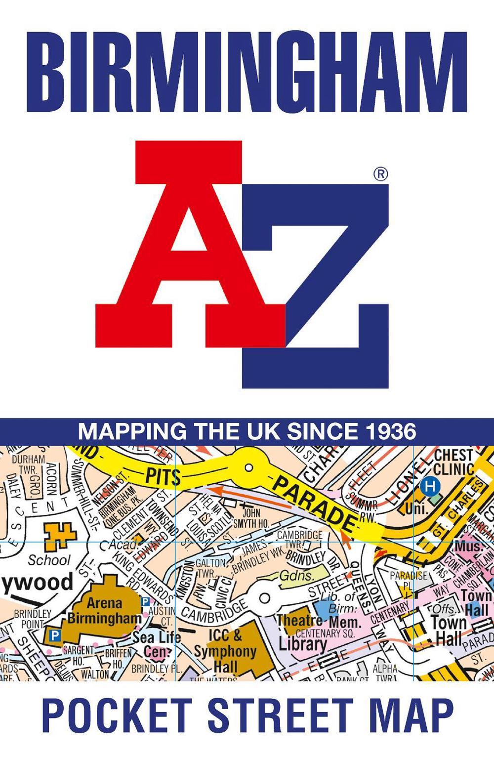 Birmingham A-Z Pocket Street Map, 9780008725501
