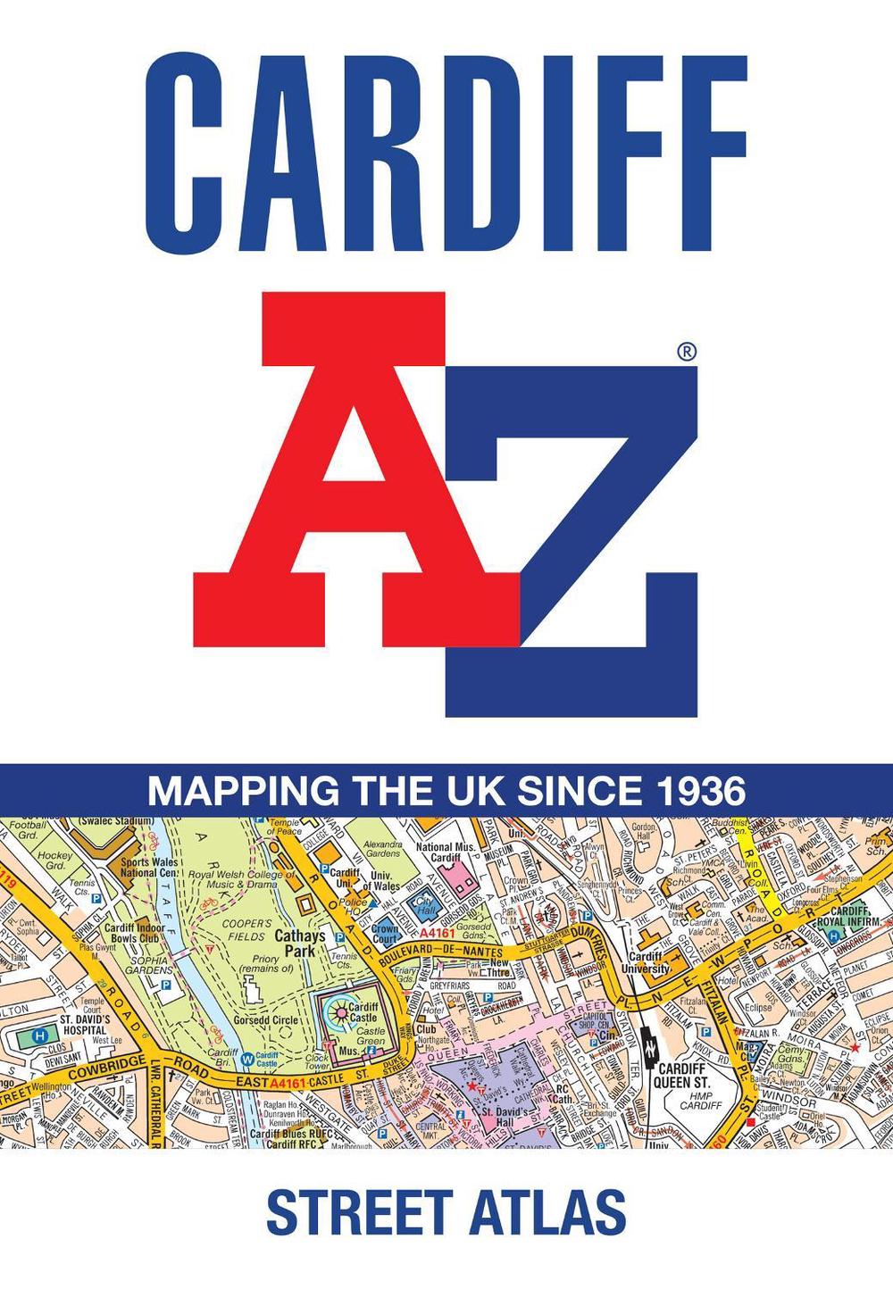 Cardiff A-Z Street Atlas, 9780008730840
