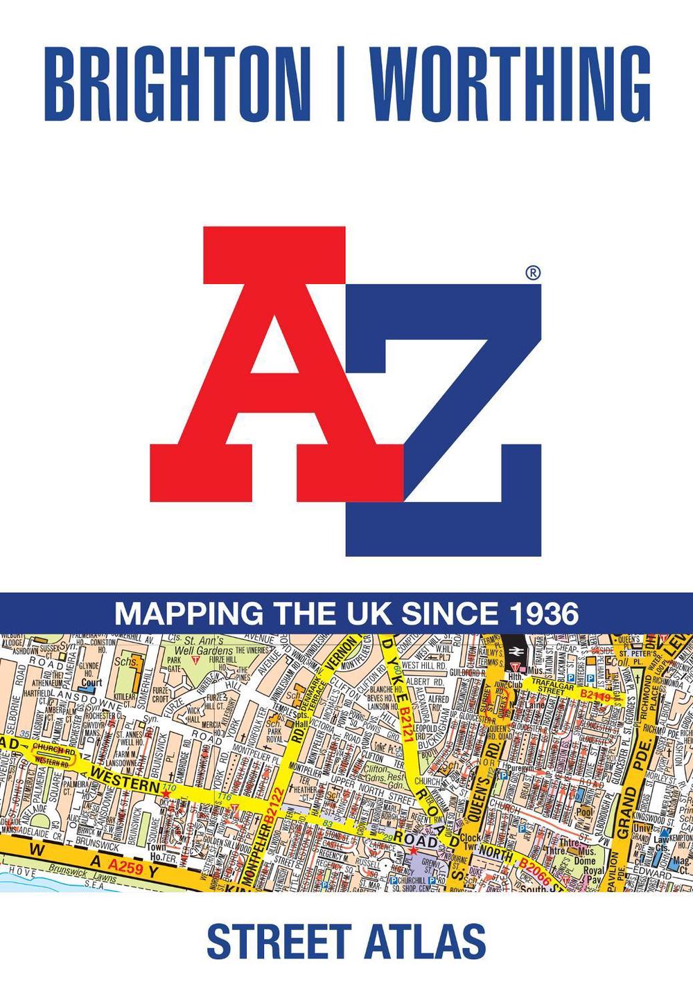 Brighton and Worthing A-Z Street Atlas, 9780008730871