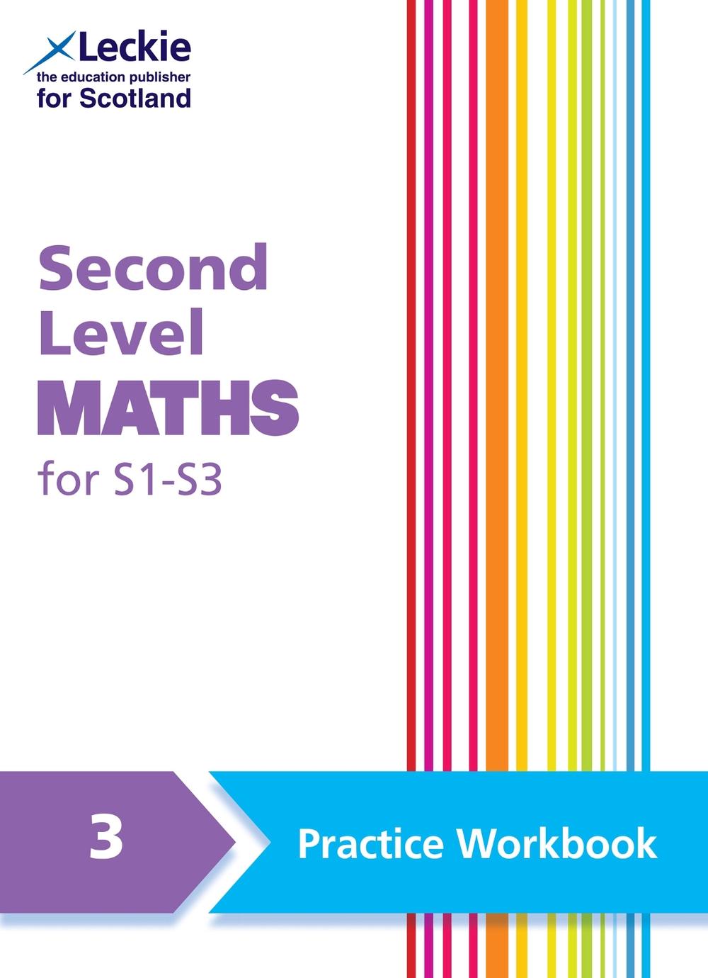Second Level Maths Practice Workbook 3 for S1 – S3, 9780008741402