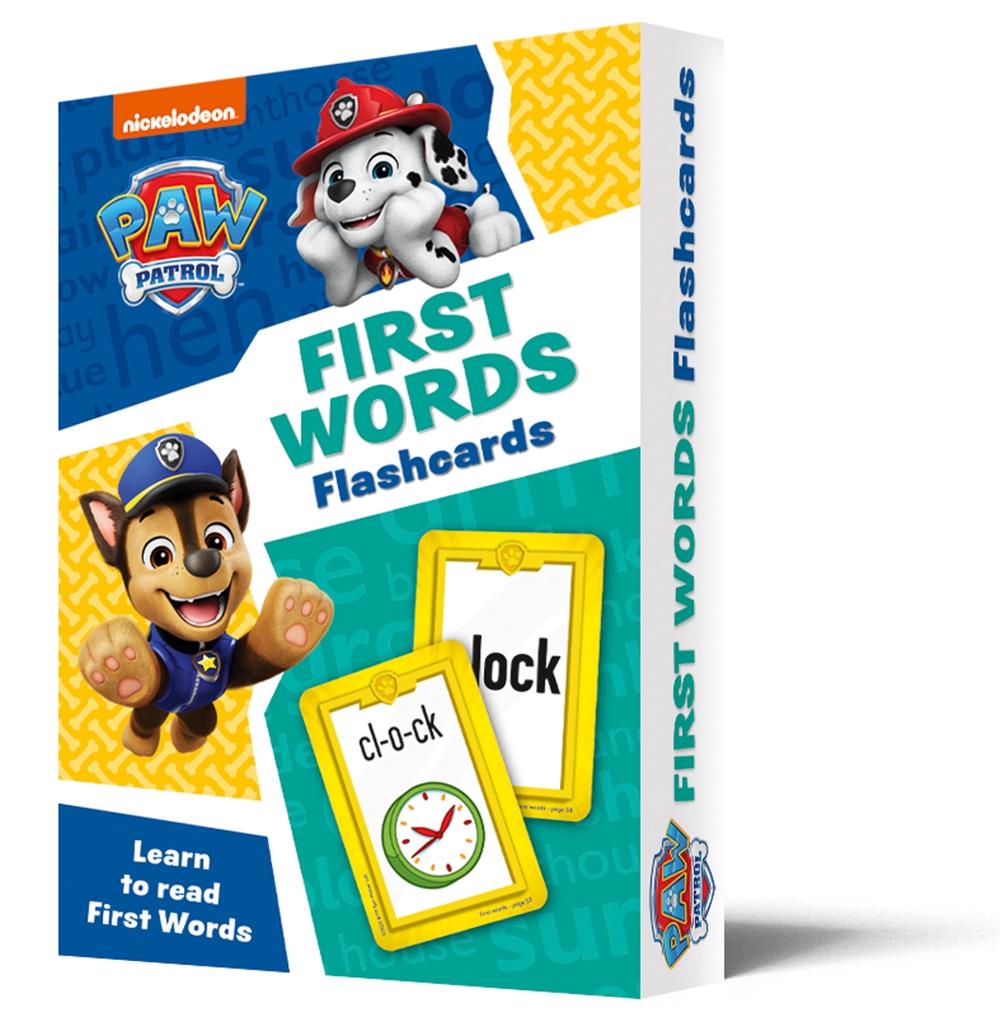 PAW Patrol First Words Flashcards, 9780008760137