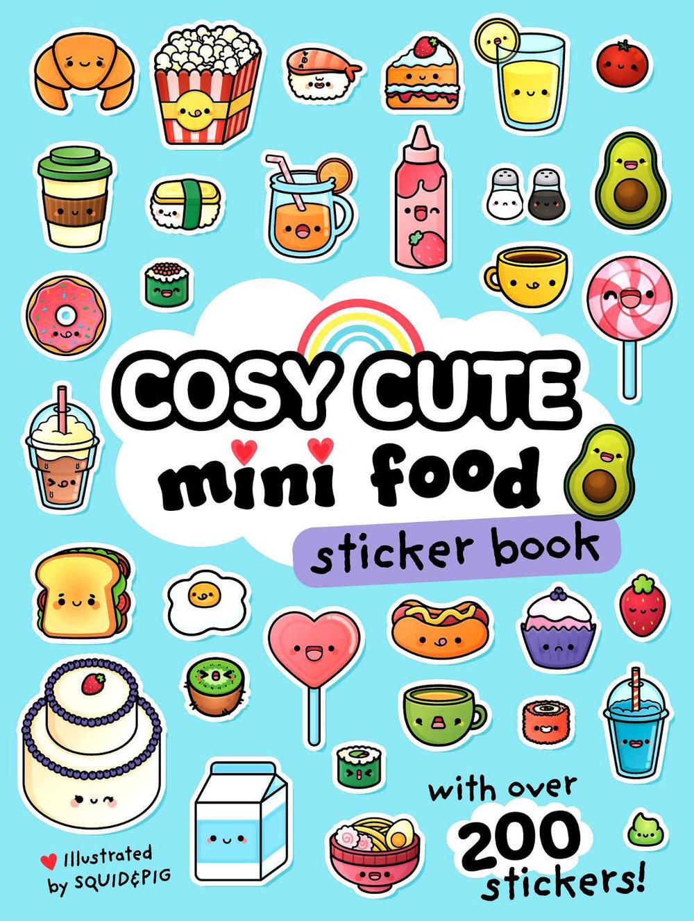 Cosy Cute Mini Food Sticker book, 9780008766504