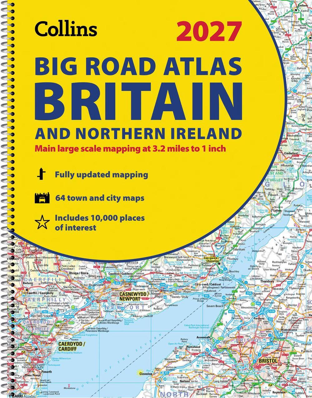 2027 Collins Big Road Atlas Britain and Northern Ireland, 9780008779023