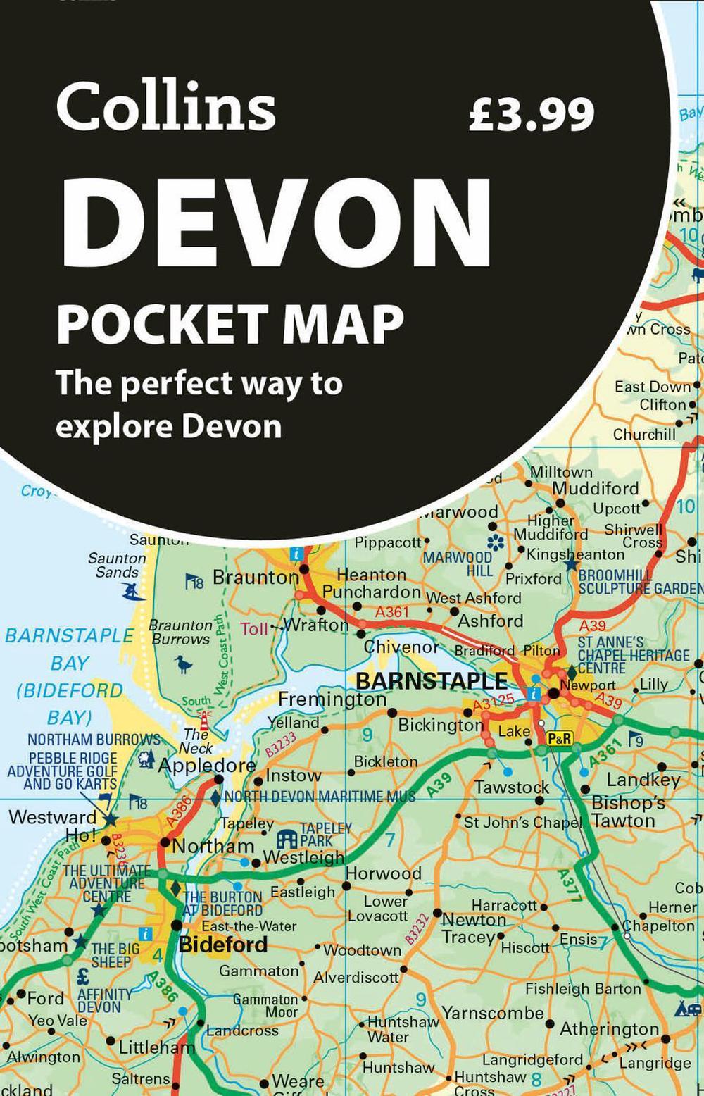 Devon Pocket Map by Collins Maps - ISBN: 9780008780401
