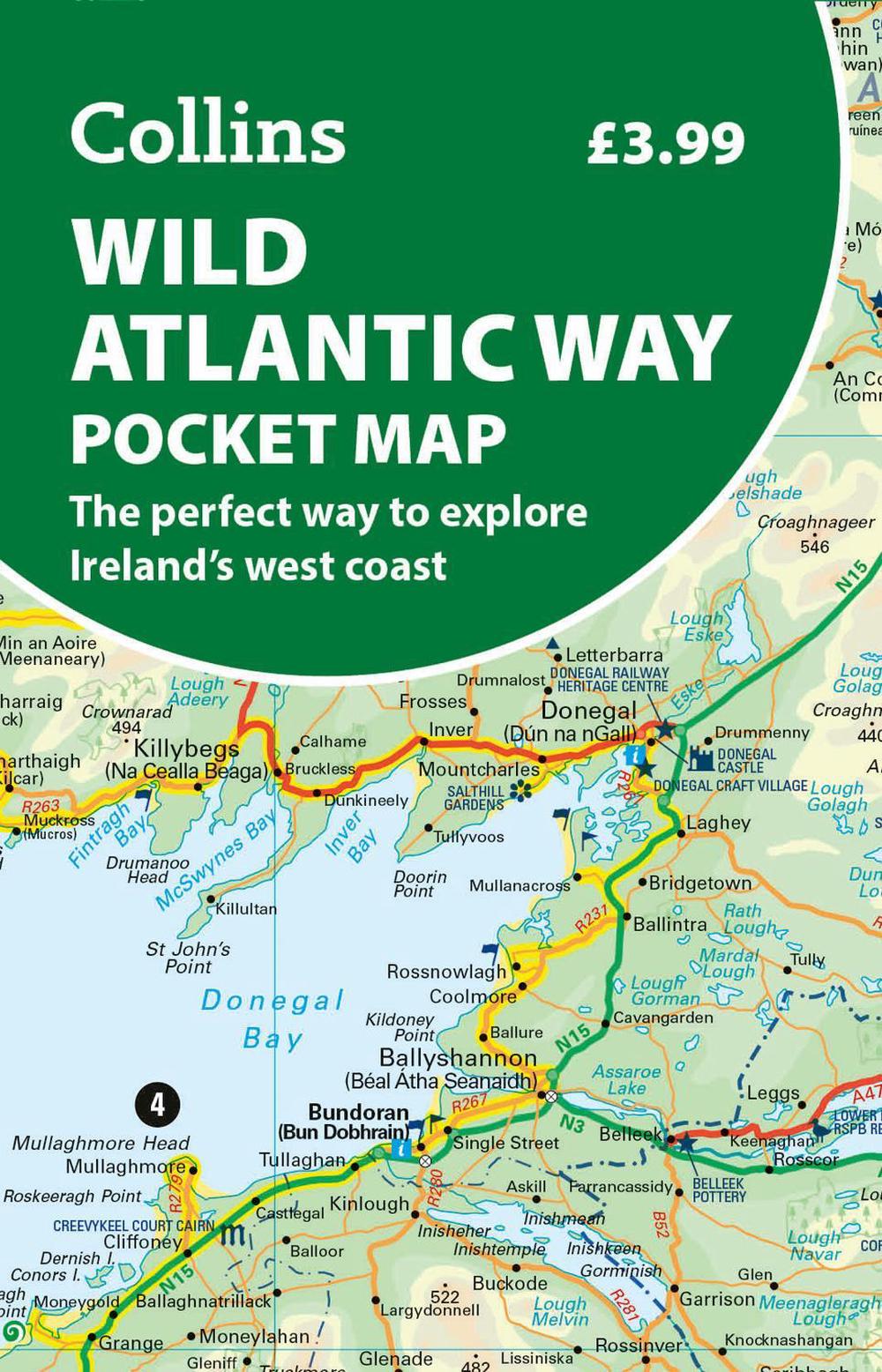 Wild Atlantic Way Pocket Map, 9780008780418
