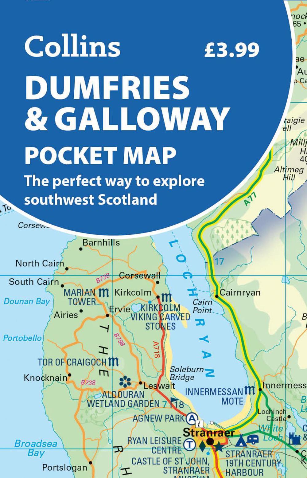 Dumfries & Galloway Pocket Map by Collins Maps - ISBN: 9780008780449