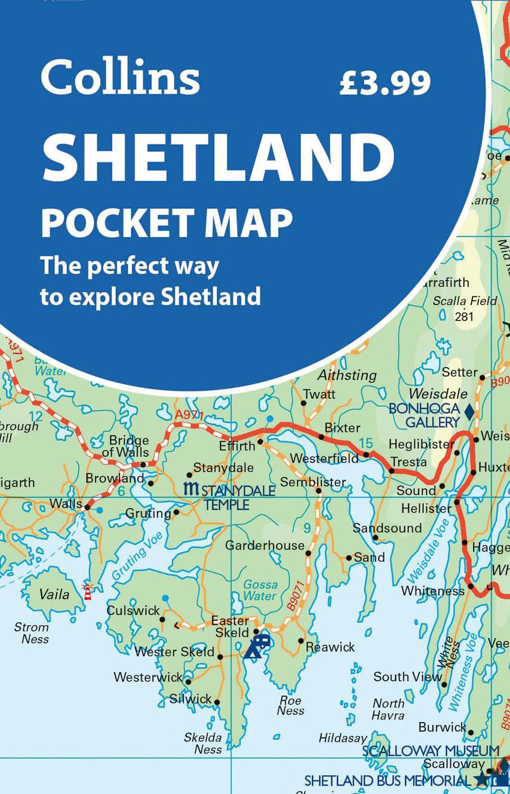 Shetland Pocket Map, 9780008780470