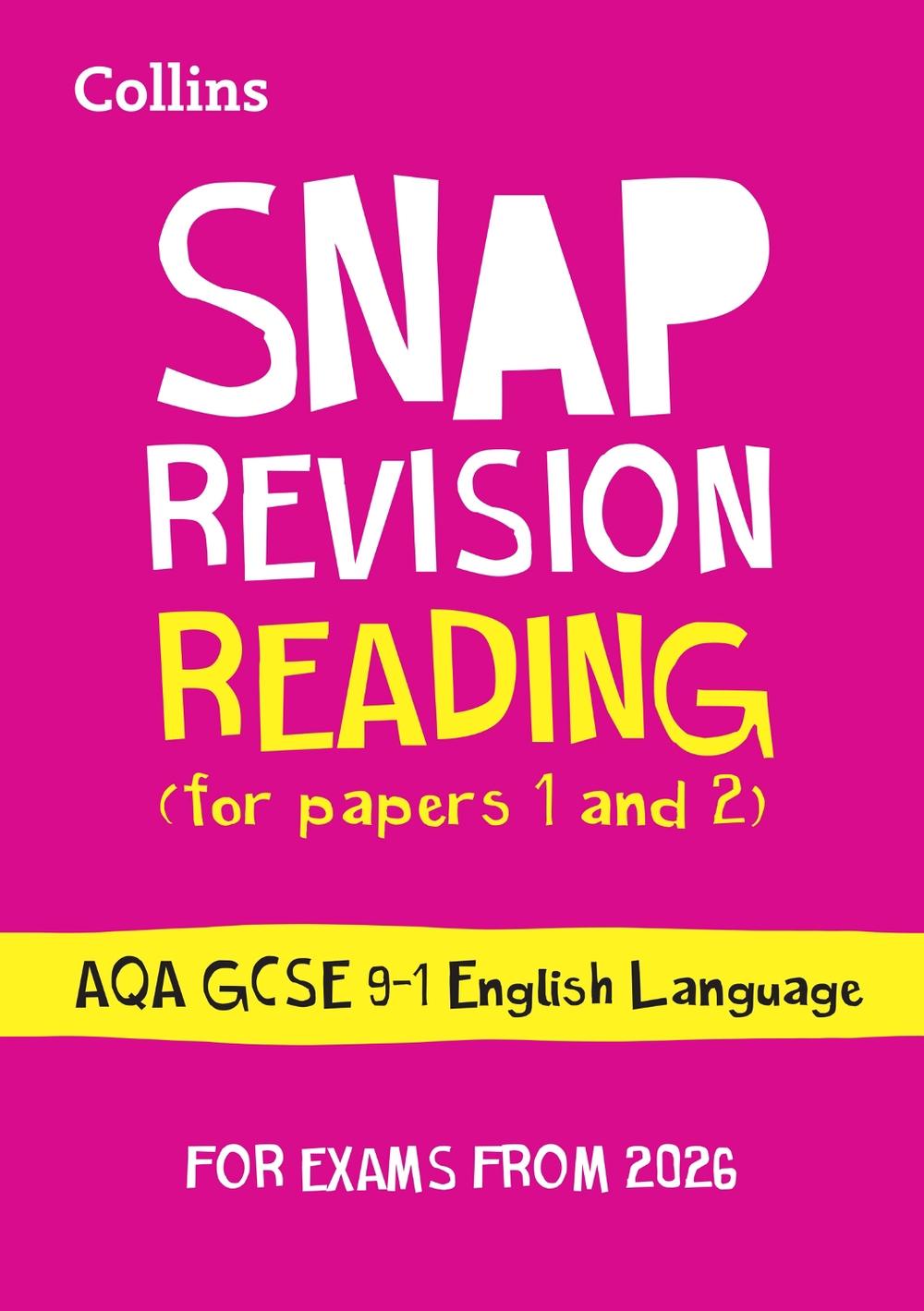 AQA GCSE 9-1 English Language Reading (Papers 1 & 2) Revision Guide, 9780008784553