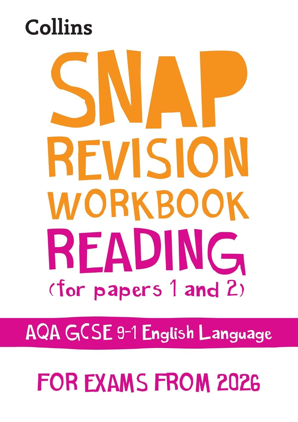 AQA GCSE 9-1 English Language Reading (Papers 1 & 2) Workbook, 9780008784607
