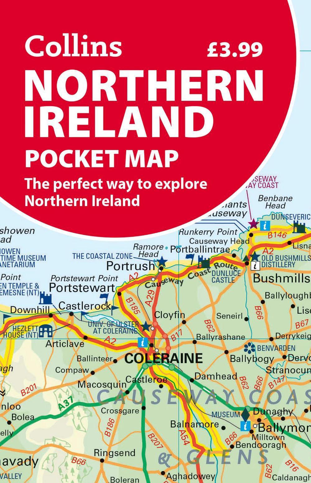 Northern Ireland Pocket Map by Collins Maps - ISBN: 9780008787455