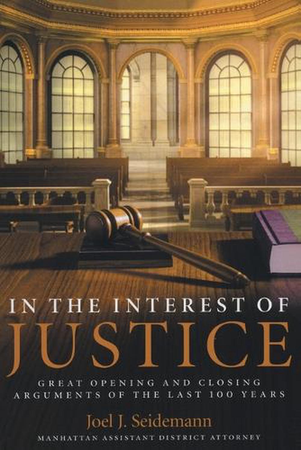 In The Interest Of Justice, 9780060509675