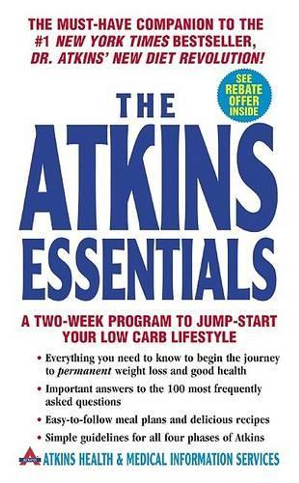Essentials Program Week 2 The Atkins Essentials A Two-Week Lifestyle Program to Jump-Start Your ...