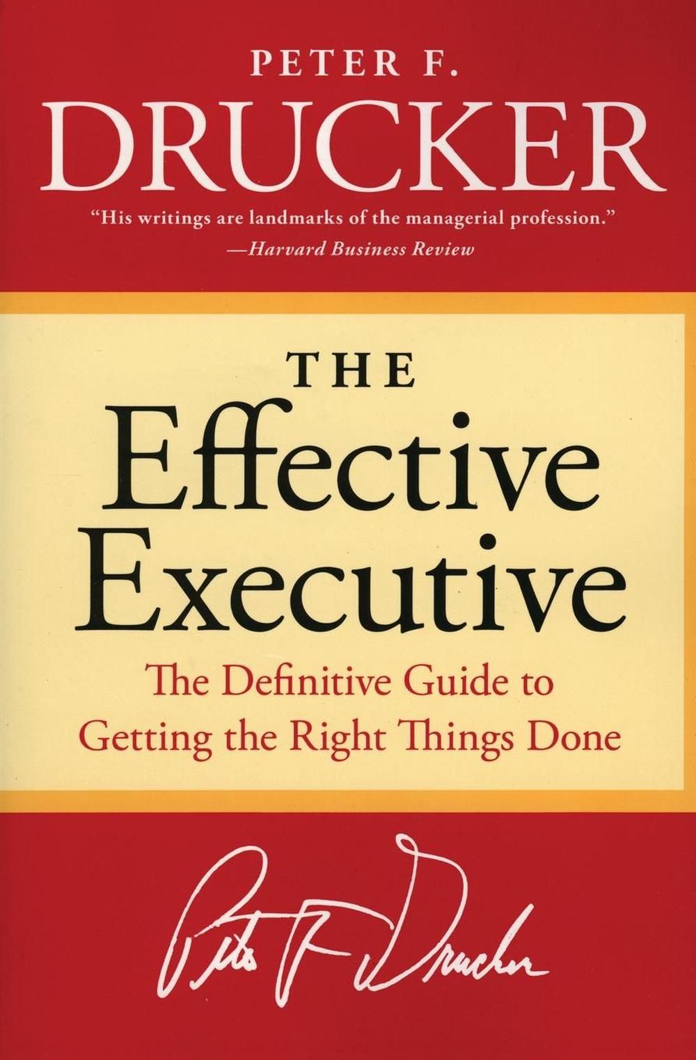 The Effective Executive, 9780060833459