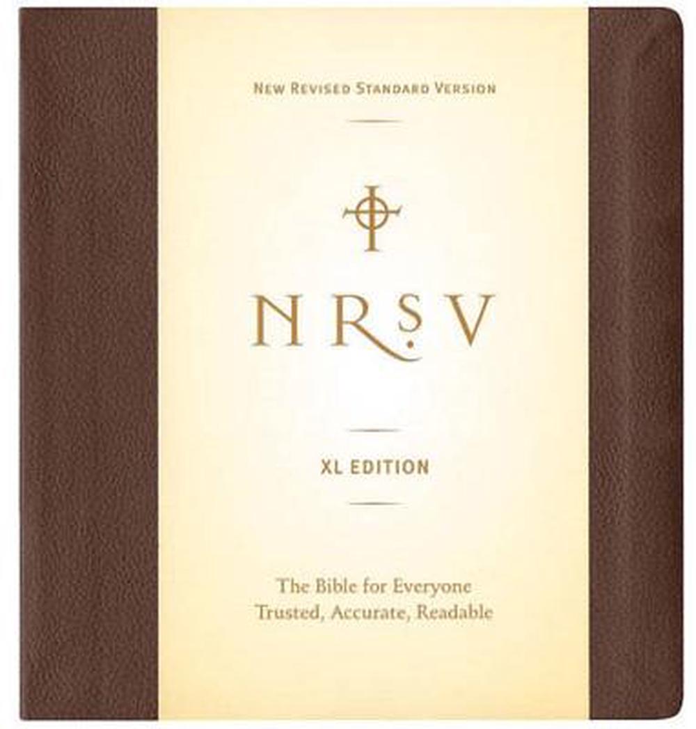 Large Print Bible-NRSV By Harper Bibles, Imitation Leather ...