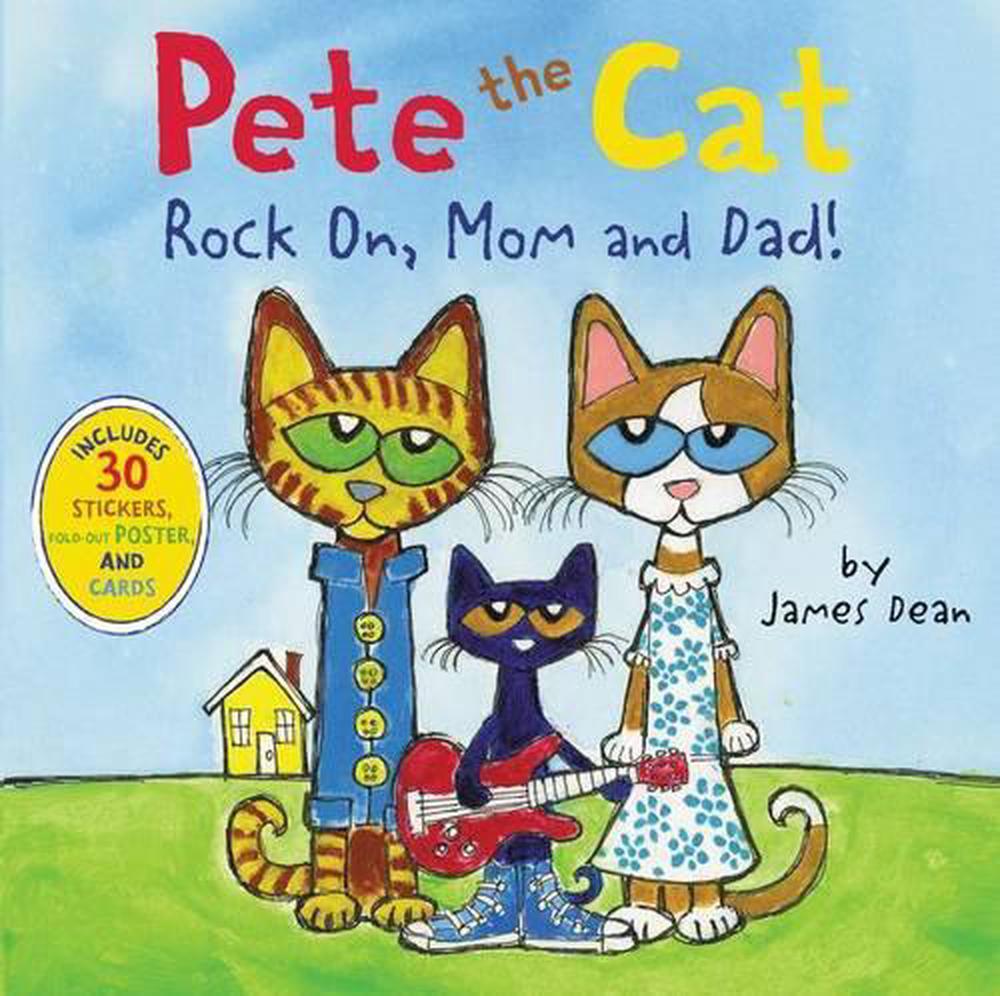 Pete The Cat Rock On Mom And Dad
